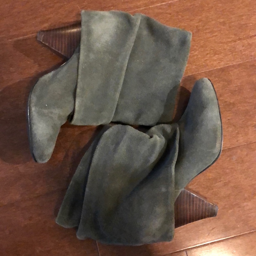 Leather booties